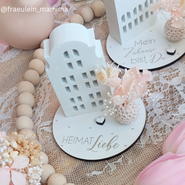 SVG Laser Datei - Geschenkscheiben für Gießteile Home Zuhause Heimathafen Ankerplatz mit kleinen Häuschen für Gießteile Laserdatei – Bild 22