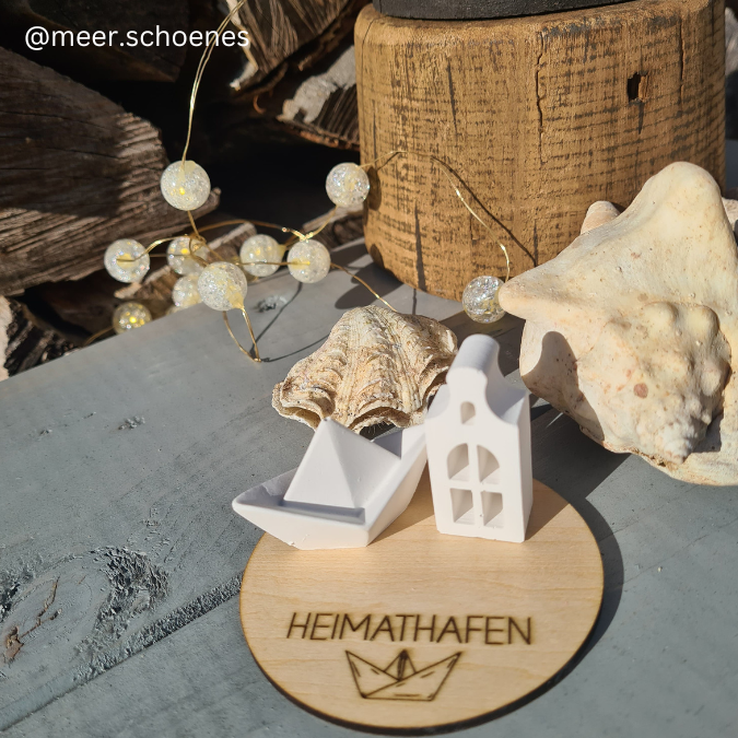 SVG Laser Datei - Geschenkscheiben für Gießteile Home Zuhause Heimathafen Ankerplatz mit kleinen Häuschen für Gießteile Laserdatei – Bild 20