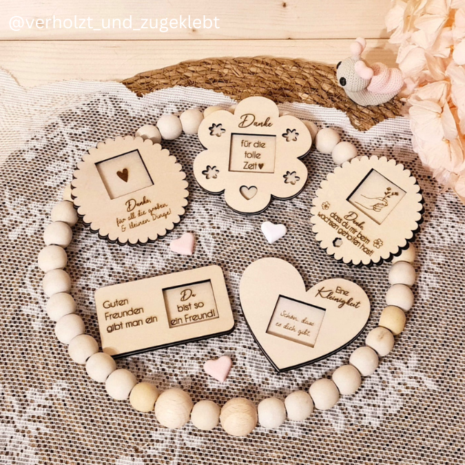 4 Designs Kindergarten Abschied und Einschulung Erzieherin Halter für Küsschen Schokolade als Gastgeschenk Dankeschön SVG Laser Datei – Bild 12