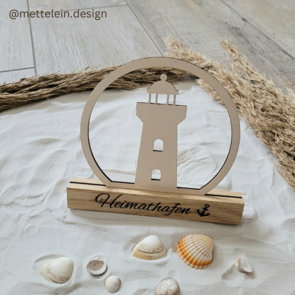 SVG Laser Datei Schriftzug für Klötzchen Easy Sticks MOIN Leuchtturm Heimathafen 3 Designs Lasercut – Bild 6