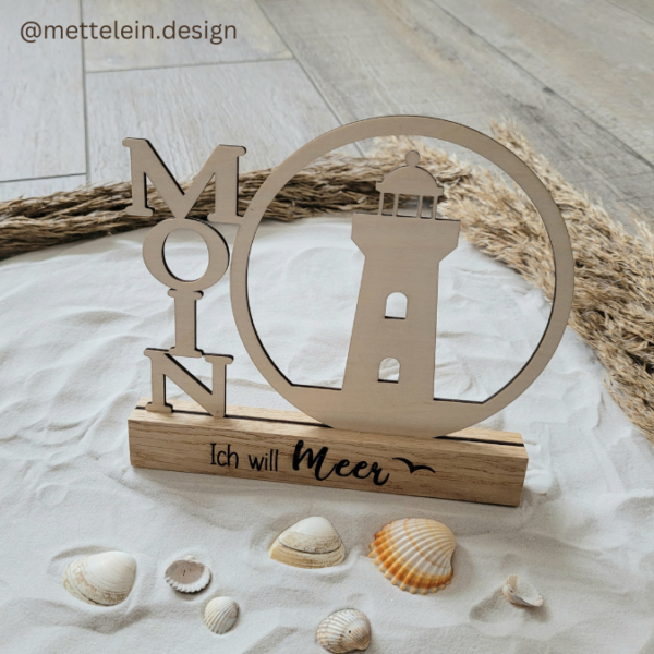 SVG Laser Datei Schriftzug für Klötzchen Easy Sticks MOIN Leuchtturm Heimathafen 3 Designs Lasercut – Bild 7