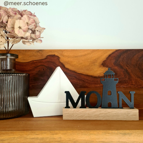SVG Laser Datei Schriftzug für Klötzchen Easy Sticks MOIN Leuchtturm Heimathafen 3 Designs Lasercut – Bild 6