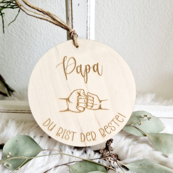 SVG Laserdatei Holzscheiben Papa Opa Vatertag Großvater Vater Geschenkidee Männer SVG Datei 6 Designs – Bild 13