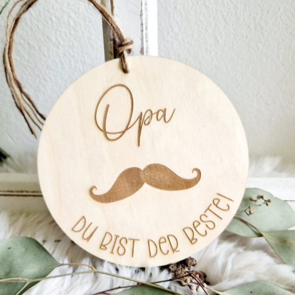 SVG Laserdatei Holzscheiben Papa Opa Vatertag Großvater Vater Geschenkidee Männer SVG Datei 6 Designs – Bild 14