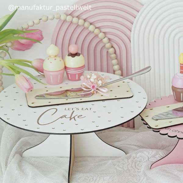 SVG Laser Datei - 3mm 4mm Ständer für Muffins Cupcakes Kuchenplatte Tortenplatte Kuchenständer Laserdatei – Bild 10