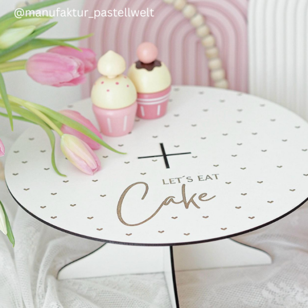 SVG Laser Datei - 3mm 4mm Ständer für Muffins Cupcakes Kuchenplatte Tortenplatte Kuchenständer Laserdatei – Bild 13