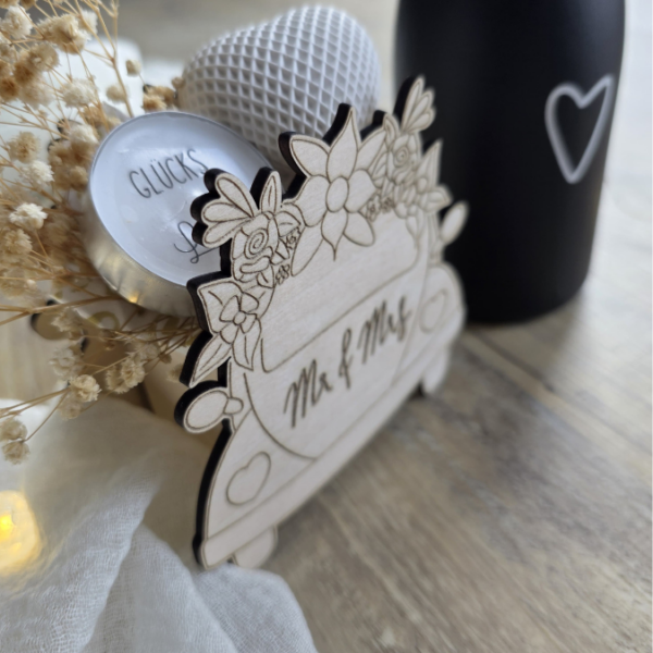 SVG Laser Datei - 3mm 4mm Hochzeitsauto Bulli Bus für Blumen oder Geldgeschenk Geschenkbox Hochzeitsgeschenk Hochzeit Flitterwochen Reiselust Laserdatei – Bild 10