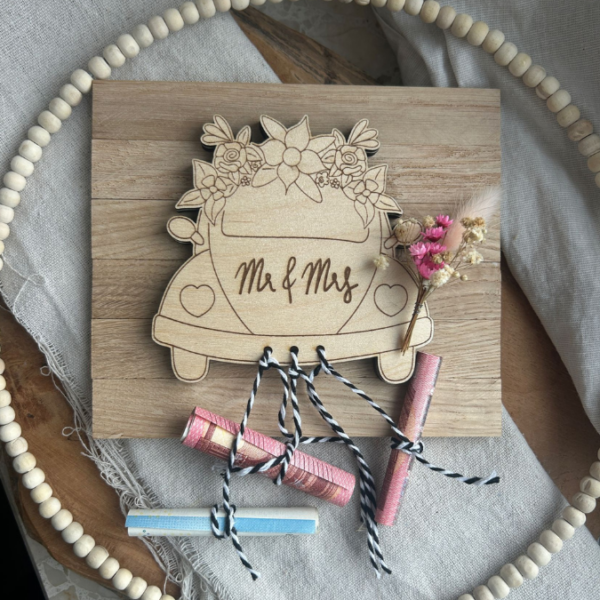 SVG Laser Datei - 3mm 4mm Hochzeitsauto Bulli Bus für Blumen oder Geldgeschenk Geschenkbox Hochzeitsgeschenk Hochzeit Flitterwochen Reiselust Laserdatei – Bild 15