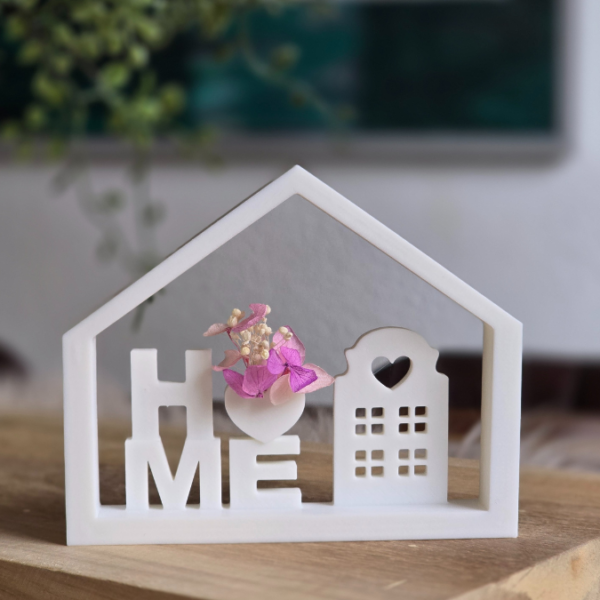 3D Druck Datei STL Haus Home mit Herz zum füllen Häuschen Häuschenliebe 3DDruck Datei – Bild 4