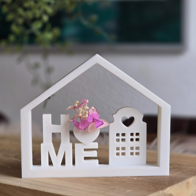 STL 3D Druck Datei Haus Home mit Herz zum füllen Häuschen Häuschenliebe 3DDruck Datei – Bild 4