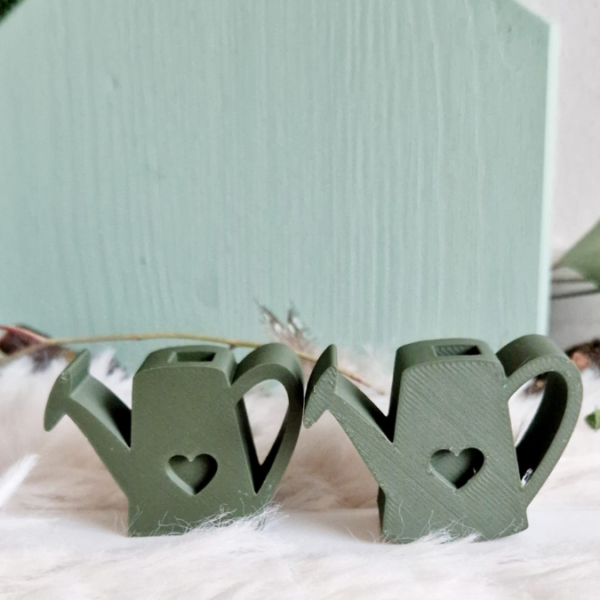 STL 3D Druck Datei Gießkanne Kanne 2er Set zum dekorieren mit Blumen Deko Geschenkidee 3D-Druck Datei – Bild 7
