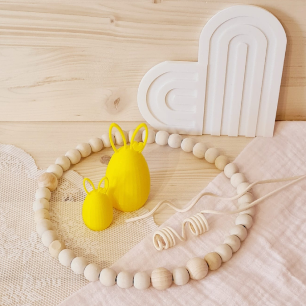 STL 3D Druck Datei Herzohren Hasen Haseneier Eierhasen Eier mit Ohren 3DDruck Datei – Bild 6
