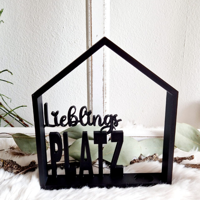 STL 3D Druck Datei Haus LIEBLINGSPLATZ mit Öffnung für Reagenzglas Häuschen Häuschenliebe 3D-Druck Datei – Bild 7