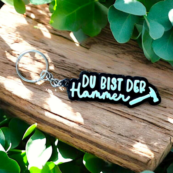 STL 3D Druck Datei Schlüsselanhänger 3er Papa Vatertag Papitän Bester Papa Männergeschenk 3D-Druck Datei – Bild 4