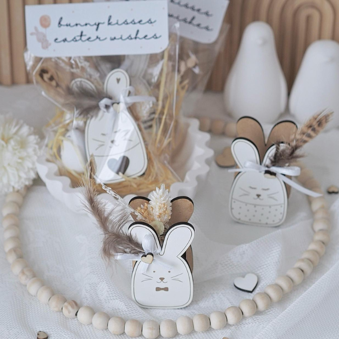 SVG Laser Datei 8 Designs Hasen Mini Hasen zum füllen mit Blumen, Geld oder Ballonlicht Designs Ostern Osterhase SVG-Datei – Bild 30