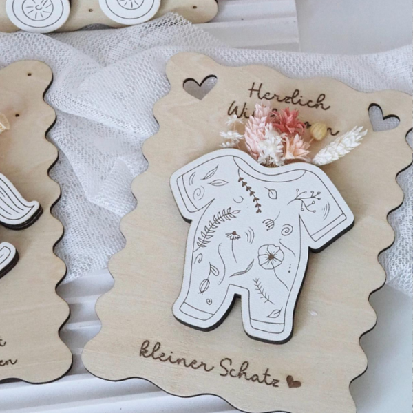 SVG Laser Datei - Karten zur geburt Baby geschenkidee zur Geburt für Blumen oder Geld Postkarten Grußkarten Laserdatei – Bild 24