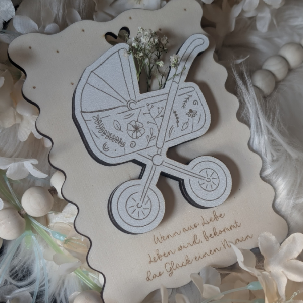 SVG Laser Datei - Karten zur geburt Baby geschenkidee zur Geburt für Blumen oder Geld Postkarten Grußkarten Laserdatei – Bild 26