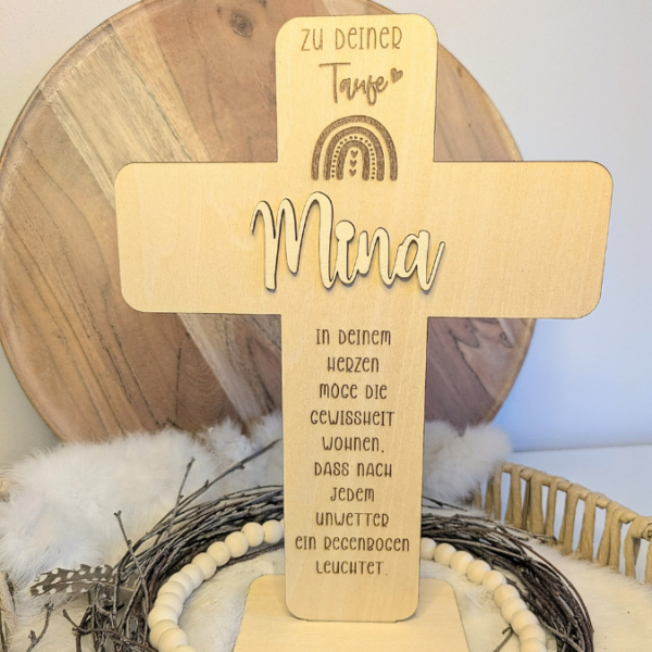 Kreuze für kirchliche Anlässe Taufe Konfirmation Kommunion Geldgeschenk 3mm und 4mm Holz zum Stellen und HängenSVG Laserdatei Laserfile Lasercut Svgdatei – Bild 20