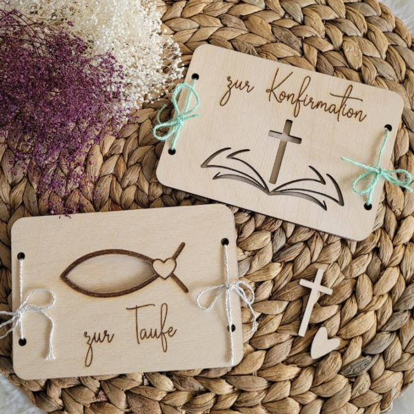 SVG Laser Datei Geldgeschenk Verpackung für Geld 4 Designs kirchliche Anlässe Taufe Konfirmation Kommunion Firmung Gutscheinkarten SVG-Datei Geldkarten – Bild 20