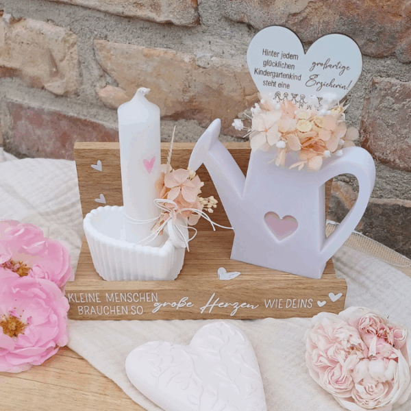 STL 3D Druck Datei Gießkanne Kanne 2er Set zum dekorieren mit Blumen Deko Geschenkidee 3D-Druck Datei – Bild 9