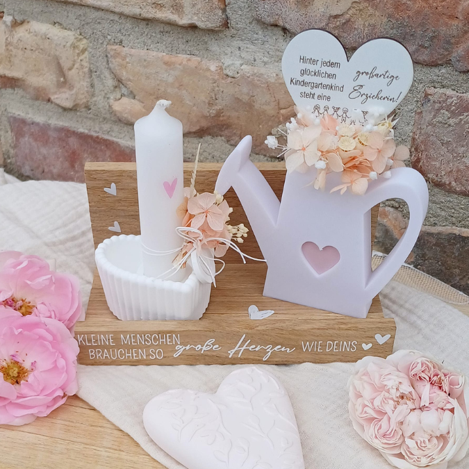 STL 3D Druck Datei Gießkanne Kanne 2er Set zum dekorieren mit Blumen Deko Geschenkidee 3D-Druck Datei – Bild 9