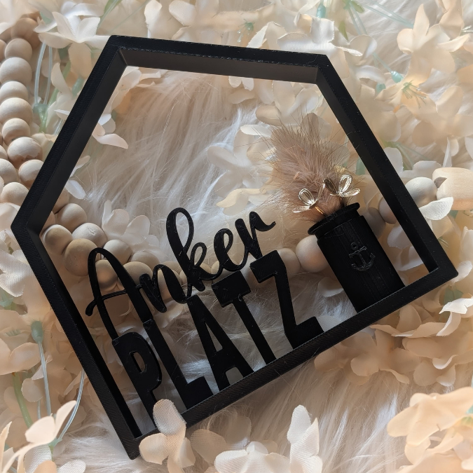 STL 3D Druck Datei Haus Ankerplatz zum füllen Häuschen Häuschenliebe 3D-Druck Datei