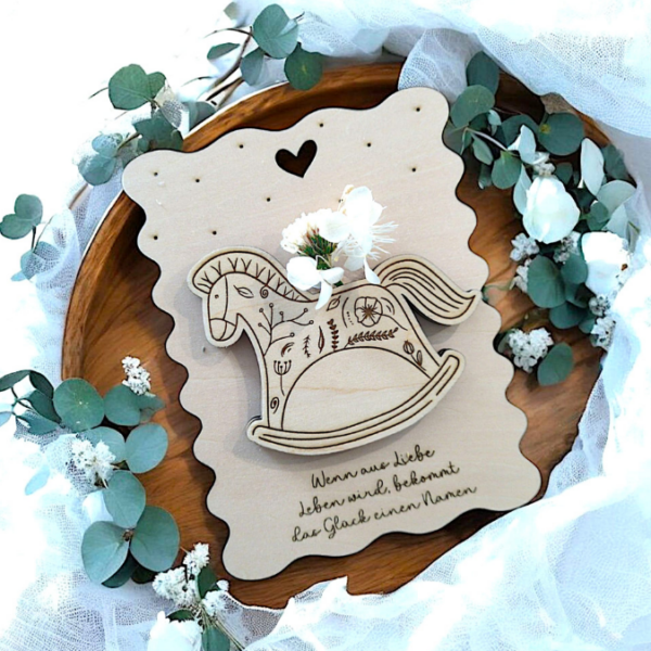 SVG Laser Datei - Karten zur geburt Baby geschenkidee zur Geburt für Blumen oder Geld Postkarten Grußkarten Laserdatei – Bild 5