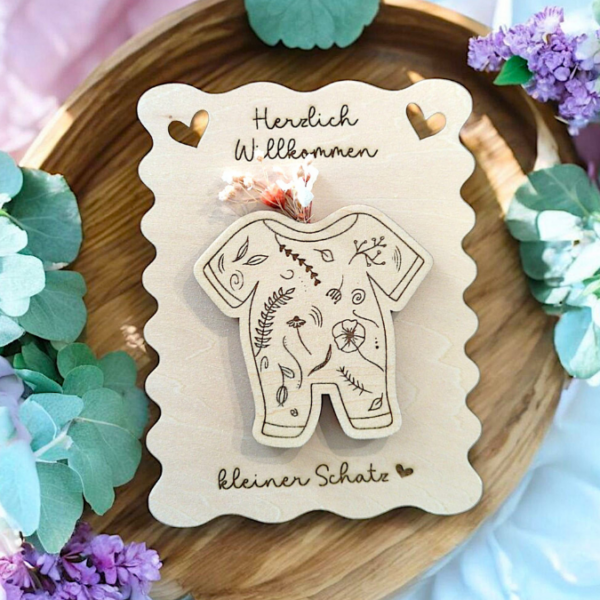 SVG Laser Datei - Karten zur geburt Baby geschenkidee zur Geburt für Blumen oder Geld Postkarten Grußkarten Laserdatei – Bild 6
