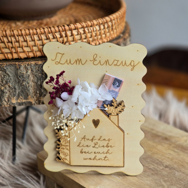 SVG Laser Datei - Karten zum Einzug Umzug erste eigene Wohnung Eigenheim Hauskauf für Blumen oder Geld Postkarten GrußkartenLaserdatei – Bild 10