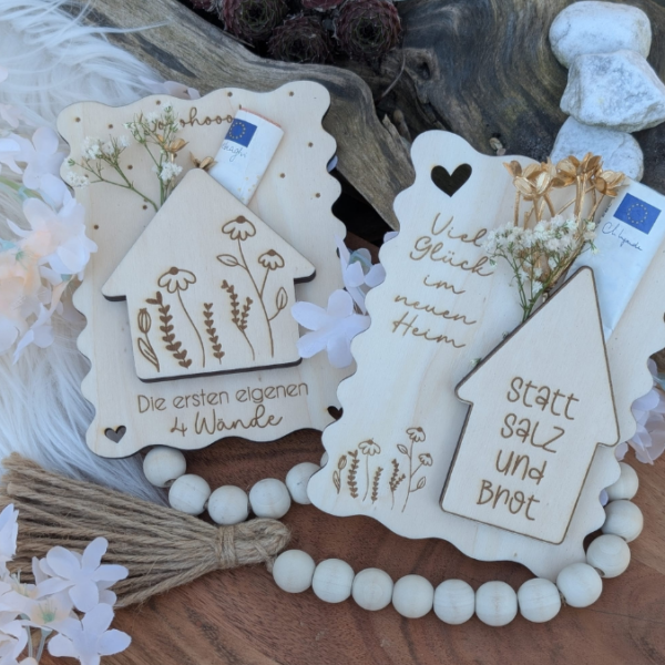 SVG Laser Datei - Karten zum Einzug Umzug erste eigene Wohnung Eigenheim Hauskauf für Blumen oder Geld Postkarten GrußkartenLaserdatei – Bild 19