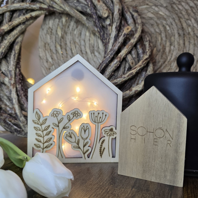 SVG Laser Datei Frühlingshaus zum beleuchten Lichthaus Ostern Zuhause für Transparentpapier Laserdatei SVG Datei – Bild 10