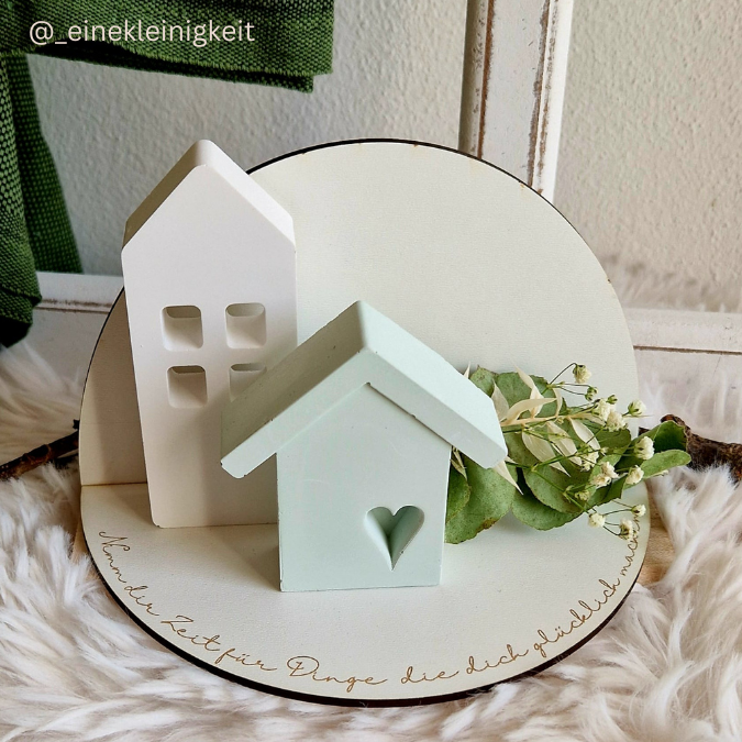 3mm und 4mm Kulisse für Gießteile und Kleinigkeiten Frühlingskulisse Teller zum dekorieren Dekoteller StänderSVG Laser Datei – Bild 9