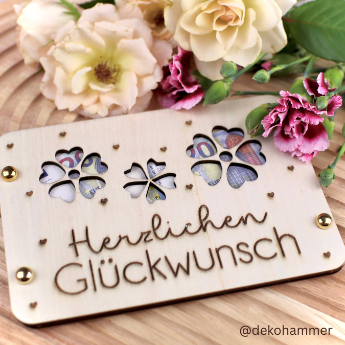 SVG Laserdatei Geldgeschenk Verpackung für Geld 8 Designs Jugendweihe Gutscheinkarten SVG-Datei Geldkarten Glückwunsch Geldverpackung – Bild 9