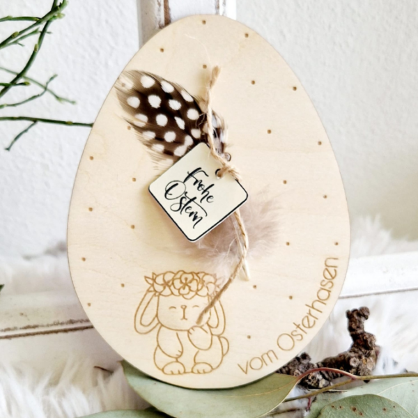 Laserdatei Ostern Geschenkkarten Eier Ostereier für Trockenblumen oder Geldgeschenke Verpackung Kleinigkeiten Geschenkidee SVG Laser Datei – Bild 17