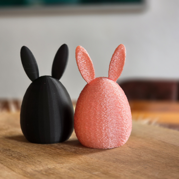 STL 3D Druck Datei Ohrenei Hase Hasenei Eierhase Ei mit Ohren rundlich 3D Druck Datei – Bild 2