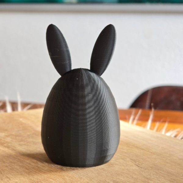 STL 3D Druck Datei Ohrenei Hase Hasenei Eierhase Ei mit Ohren rundlich 3D Druck Datei – Bild 3