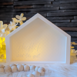 STL 3D Druck Datei Haus Häuchen Blanko zum Befüllen 3DDruck Datei