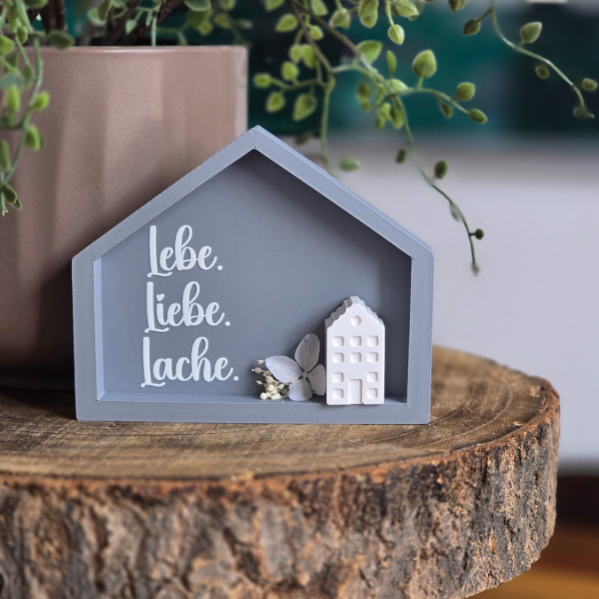 STL 3D Druck Datei Haus Häuchen Blanko zum Befüllen 3DDruck Datei – Bild 5