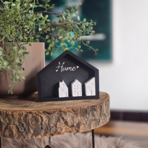 STL 3D Druck Datei Haus Häuchen Blanko HOME zum Befüllen 3DDruck Datei