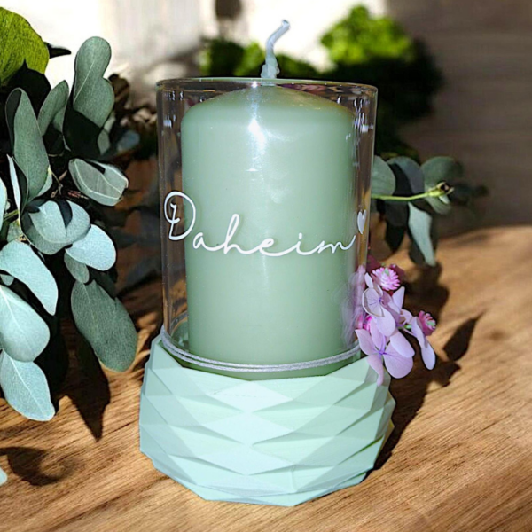 STL 3D Druck Datei Hexagon Schale Vase Windlichtform für Gläser mit 7cm durchmesser 3D Druck Datei – Bild 2