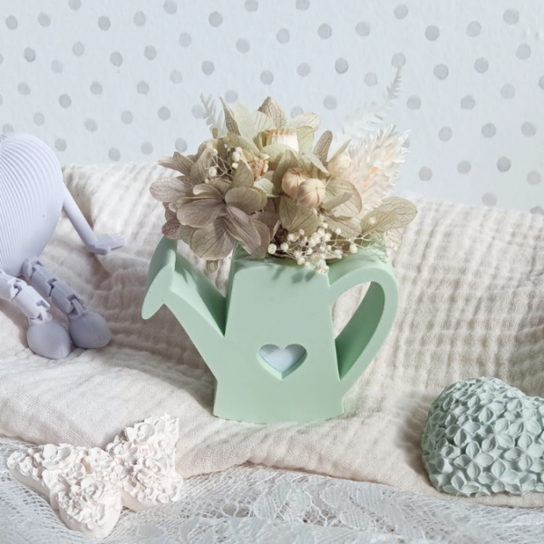 STL 3D Druck Datei Gießkanne Kanne 2er Set zum dekorieren mit Blumen Deko Geschenkidee 3D-Druck Datei – Bild 4
