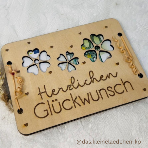 SVG Laser Datei Geldgeschenk Verpackung für Geld 3 Designs Jugendweihe Gutscheinkarten SVG-Datei Geldkarten – Bild 4