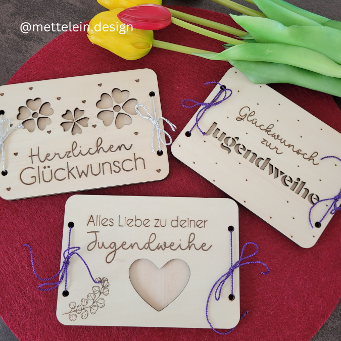 SVG Laserdatei Geldgeschenk Verpackung für Geld 8 Designs Jugendweihe Gutscheinkarten SVG-Datei Geldkarten Glückwunsch Geldverpackung – Bild 8