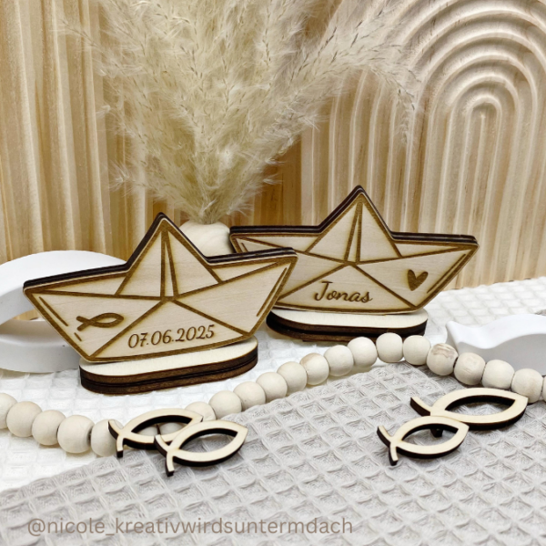SVG Laser Datei Tischdeko Streudeko Tischkarten Gastgeschenke KIRCHE 3mm und 4mm kirchliche AnlässeTaufe Konfirmation Kommunion Firmung Glaube SVG Datei – Bild 5