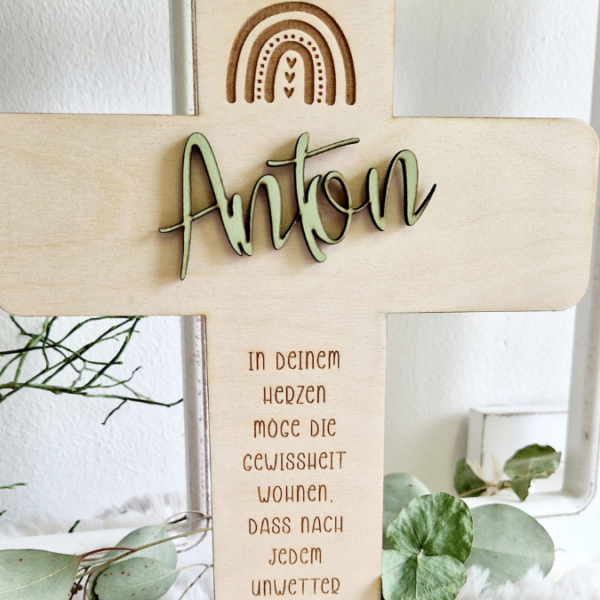 Kreuze für kirchliche Anlässe Taufe Konfirmation Kommunion Geldgeschenk 3mm und 4mm Holz zum Stellen und HängenSVG Laserdatei Laserfile Lasercut Svgdatei – Bild 4