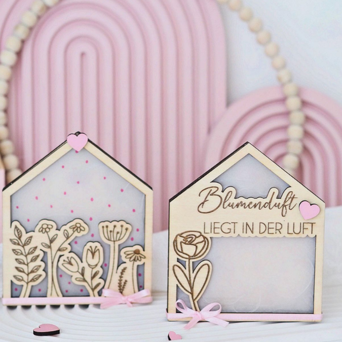 SVG Laser Datei Frühlingshaus zum beleuchten Lichthaus Ostern Zuhause für Transparentpapier Laserdatei SVG Datei – Bild 9