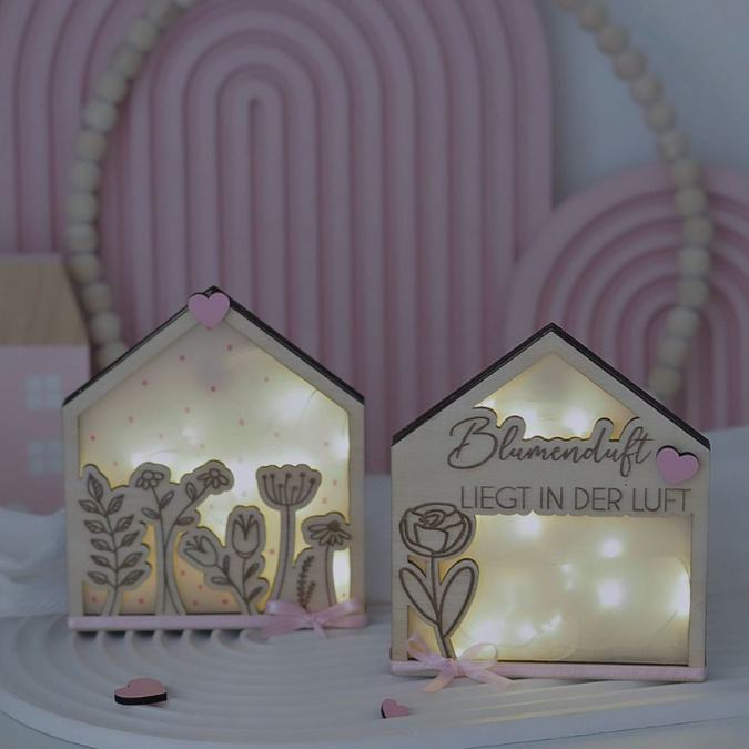 SVG Laser Datei Frühlingshaus zum beleuchten Lichthaus Ostern Zuhause für Transparentpapier Laserdatei SVG Datei – Bild 12