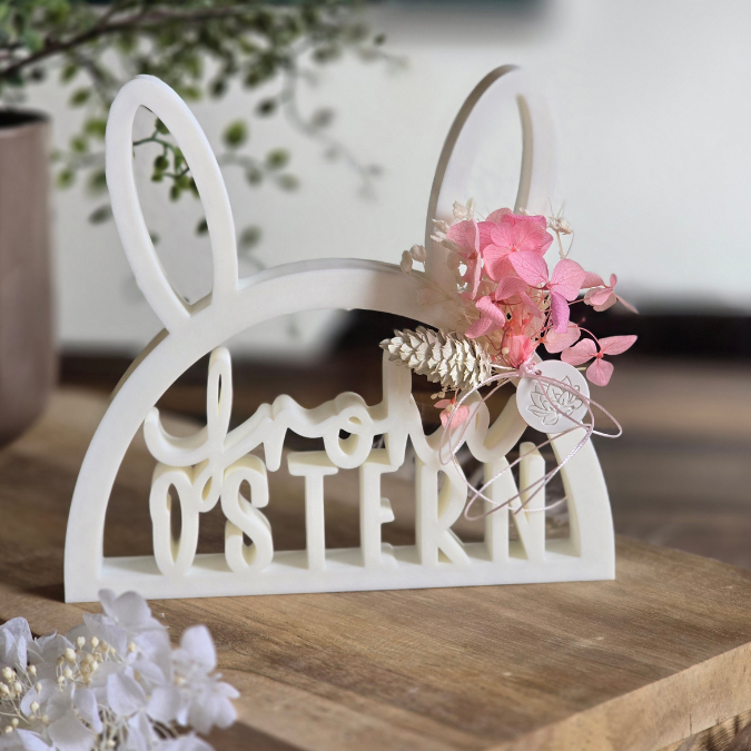 STL 3D Druck Datei Hasenbogen Frohe Ostern Ostern 3DDruck Datei – Bild 2