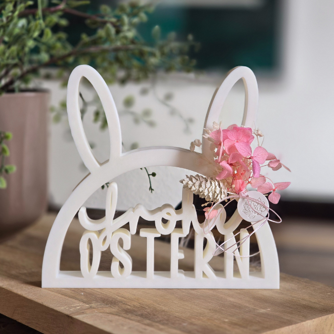 STL 3D Druck Datei Hasenbogen Frohe Ostern Ostern 3DDruck Datei – Bild 3