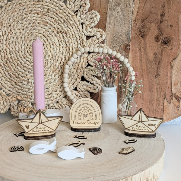 SVG Laser Datei Tischdeko Streudeko Tischkarten Gastgeschenke KIRCHE 3mm und 4mm kirchliche AnlässeTaufe Konfirmation Kommunion Firmung Glaube SVG Datei – Bild 16